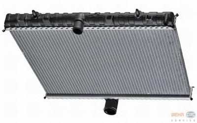Радиатор, охлаждение двигателя HELLA