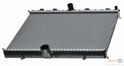 Радиатор, охлаждение двигателя HELLA