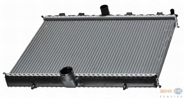 Радиатор, охлаждение двигателя HELLA