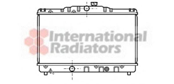 Радиатор, охлаждение двигателя VAN WEZEL
