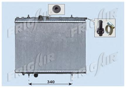 Радиатор, охлаждение двигателя FRIGAIR