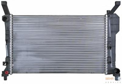 Радиатор, охлаждение двигателя HELLA