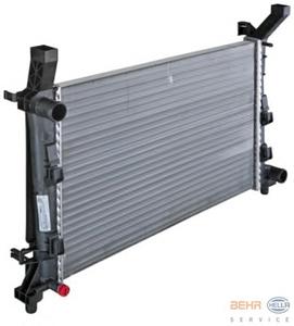 Радиатор, охлаждение двигателя HELLA