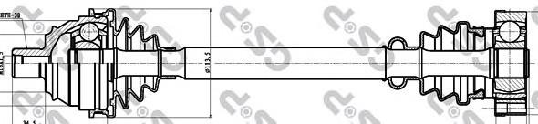 Приводной вал GSP