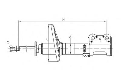 Амортизатор SCT Germany Z3087R
