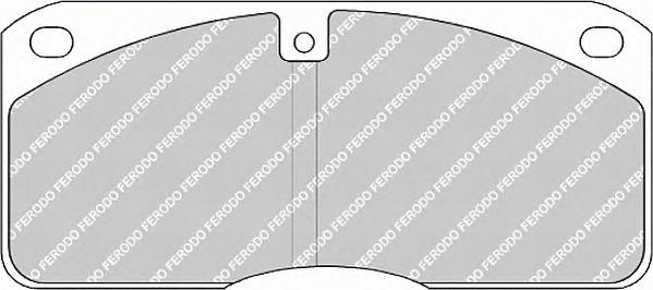 Комплект тормозных колодок, дисковый тормоз FERODO