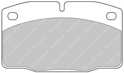 Комплект тормозных колодок, дисковый тормоз FERODO FSL173