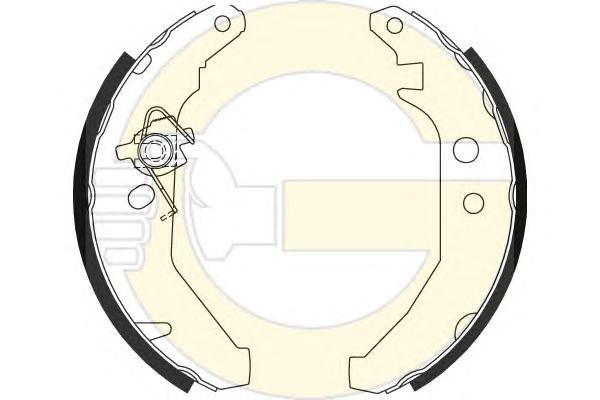 Комплект тормозных колодок GIRLING