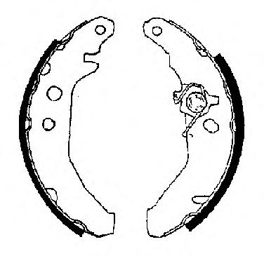 Комплект тормозных колодок FTE