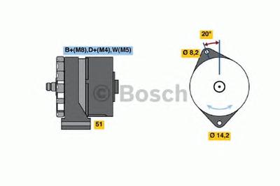 Генератор BOSCH 0986037760