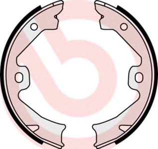 Комплект тормозных колодок, стояночная тормозная система BREMBO S52509