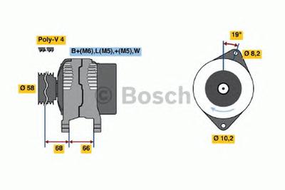 Генератор BOSCH 0986040101