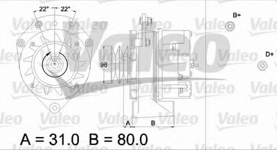 Генератор VALEO 436422
