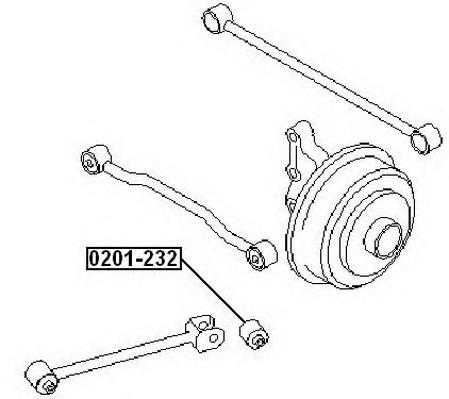 Подвеска, рычаг независимой подвески колеса ASVA
