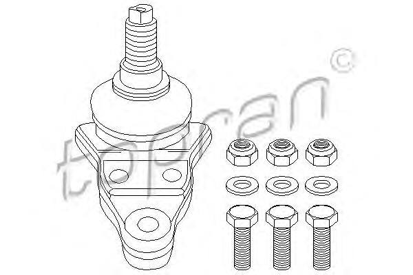 Несущий / направляющий шарнир TOPRAN