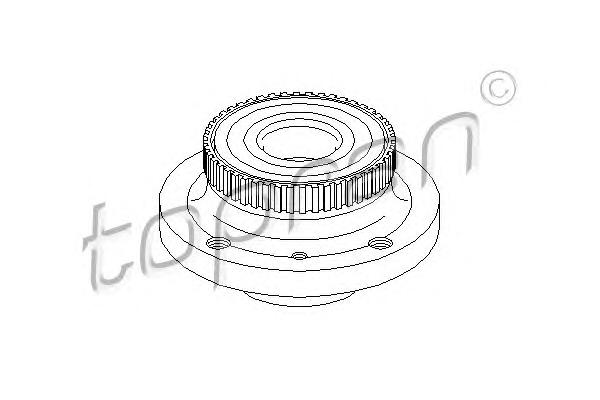 Ступица колеса TOPRAN