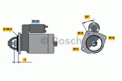 Стартер BOSCH 0986016711