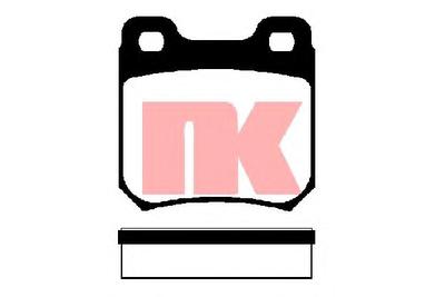 Комплект тормозных колодок, дисковый тормоз NK 223612