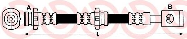 Тормозной шланг BREMBO