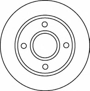 Тормозной диск JURID 562078JC