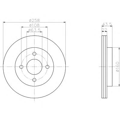 Тормозной диск TEXTAR