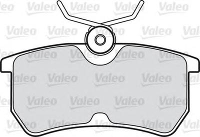 Комплект тормозных колодок, дисковый тормоз VALEO 598431