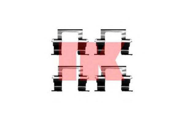 Комплектующие, колодки дискового тормоза NK