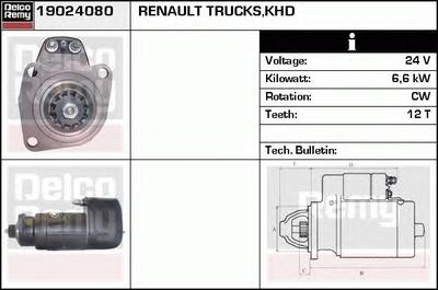 Стартер DELCO REMY