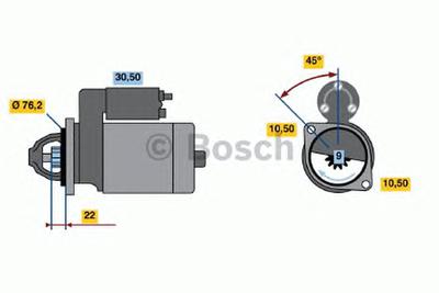 Стартер BOSCH 0986016860