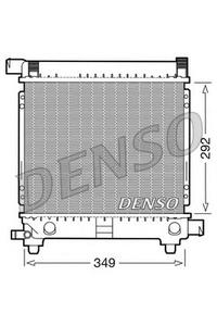 Радиатор, охлаждение двигателя DENSO DRM17028