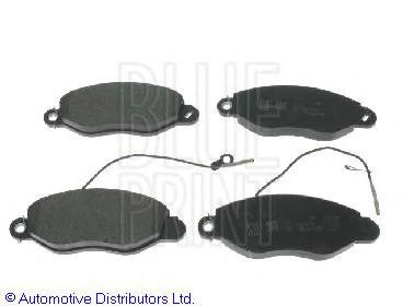 Комплект тормозных колодок, дисковый тормоз BLUE PRINT ADN142118