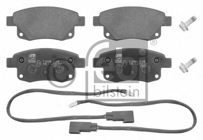 Комплект тормозных колодок, дисковый тормоз FEBI BILSTEIN 16701