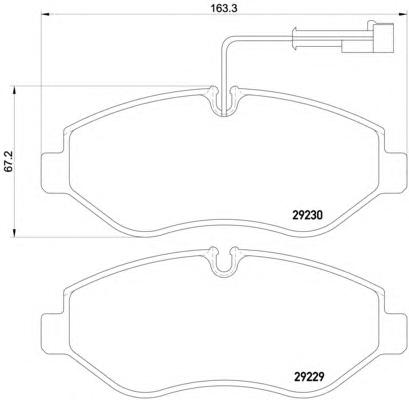Комплект тормозных колодок, дисковый тормоз TEXTAR
