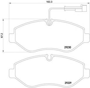 Комплект тормозных колодок, дисковый тормоз MINTEX MDB2917