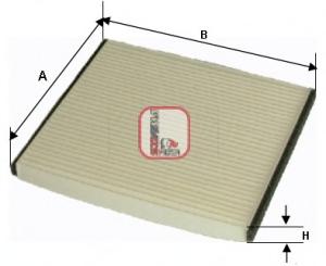 Фильтр, воздух во внутренном пространстве SOFIMA