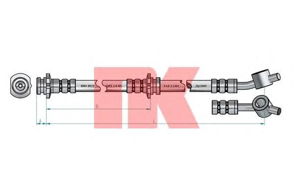 Тормозной шланг NK