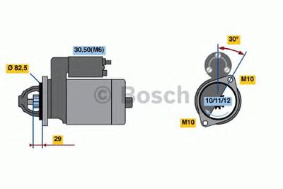 Стартер BOSCH 0986017260