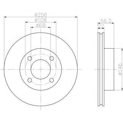 Тормозной диск MINTEX