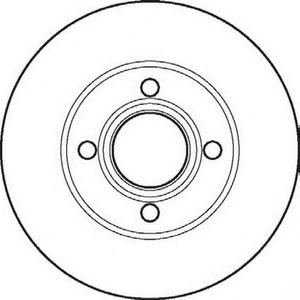 Тормозной диск JURID 561691J