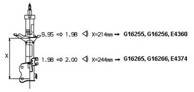 Амортизатор MONROE G16265