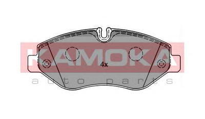 Комплект тормозных колодок, дисковый тормоз KAMOKA JQ101156