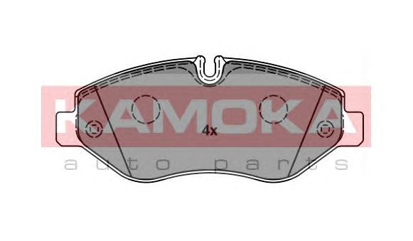 Комплект тормозных колодок, дисковый тормоз KAMOKA