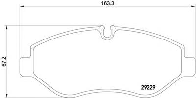 Комплект тормозных колодок, дисковый тормоз PAGID C6023