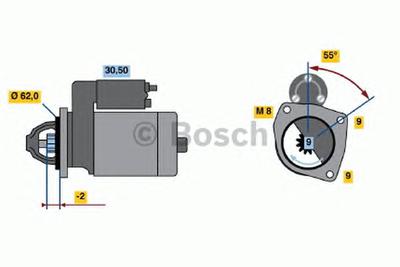 Стартер BOSCH 0986017930