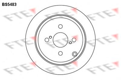 Тормозной диск FTE BS5483