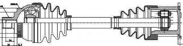 Приводной вал GSP