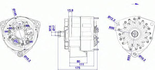 Генератор DELCO REMY