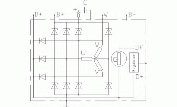 Генератор DELCO REMY