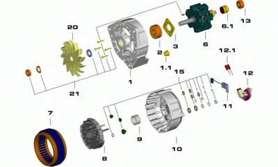 Генератор DELCO REMY