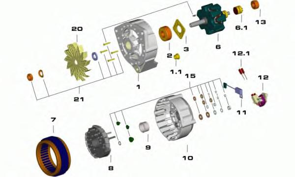 Генератор DELCO REMY